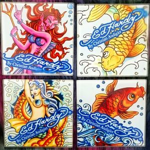 Ed Hardy Coaster Set